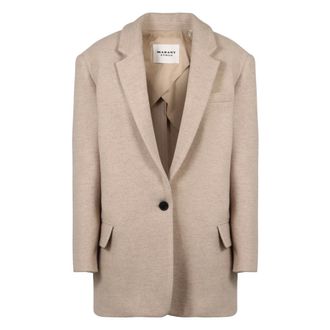 Isabel Marant Dames, Jassen, Beige, Maat: S Wol