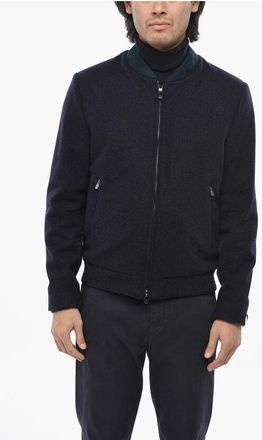 Corneliani Virgin Wool SPORTWEAR Bomber with Frontal Zip size 54