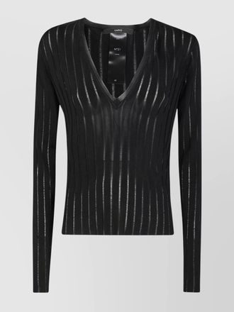 SAPIO v-neck knitted top