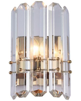 Bethel International Modern Gold Wall Sconce