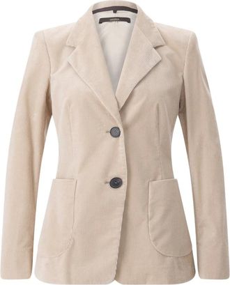 Windsor Blazer de pana - Jackets - Mujer - Beige - 2XL