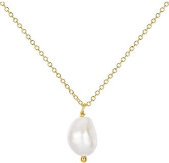 Untamed Petals Lexi Freshwater Pearl Pendant in Gold at Nordstrom