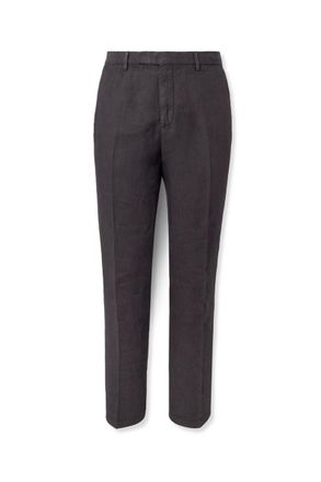 Boglioli Tapered Linen Suit Trousers