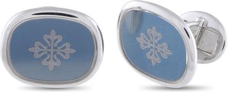Patek Philippe 18K White Gold Calatrava Cross Cufflinks PP16-040926