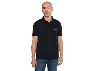 A|X Armani Exchange White Edition Short Sleeve Slim Polo Shirt Mens Clothing Deep Navy : 2XL, Cotton
