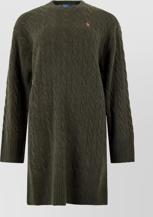 Polo Ralph Lauren cashmere wool long-sleeve knit dress