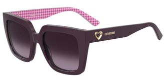 Love Moschino MOL099/S BPK/DG Womens Sunglasses Purple Size 53