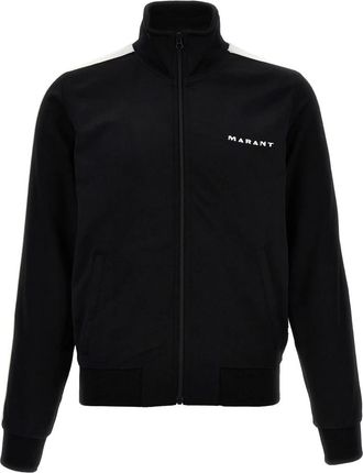 Isabel Marant Ronny Sweatshirt - Heren - Vesten met rits - Zwart - M - Katoen - Hoodies & sweatvesten