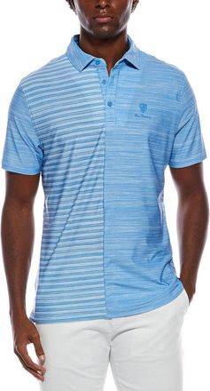 Ben Sherman M&eacute;lange Stripe Colorblock Tech Jersey Polo Shirt
