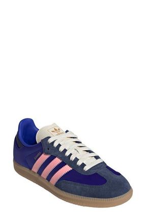 adidas Gender Inclusive Samba OG Sneaker in Lucid Blue/Night Indigo/Gum at Nordstrom, Size 6.5 Womens
