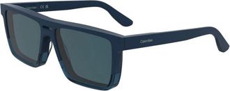 Calvin Klein Ck 25501S 400 - Heren - Zonnebrillen - Blauw - 57 MM - Accessoires