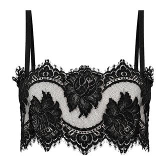PDR Phisique Du Role Lace Bustier Top - Dames - Tops - Zwart - Maat: S Polyamide