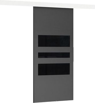 Mirjan24 Puerta Corredera Dover 140, Antracita + Negro