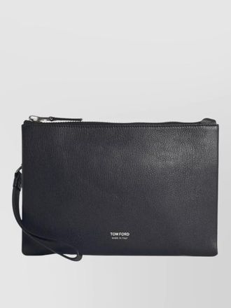 Tom Ford leather document holder wallet wrist strap