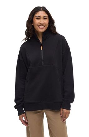 tentree Finlayson 1/4 Zip in Meteorite Black at Nordstrom, Size X-Large
