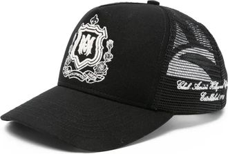 Amiri Mesh pet met MA-logo - Zwart