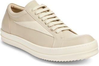 Rick Owens Vintage Sneaks Sneaker in Sand/Milk/Milk at Nordstrom, Size 9Us