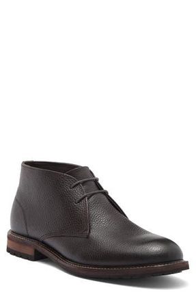 Nordstrom Payton Mini Lug Pebbled Leather Chukka Boot in Brown Dark at Nordstrom Rack, Size 11