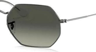 Ray-Ban geometric-frame sunglasses - Silver