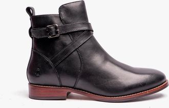 Hush Puppies Womens Hush Puppies CASSIDY Womens Ankle Boots Black - Size: 4