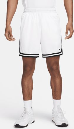 Nike Mens DNA Dri-FIT 6 Basketball Shorts in White | FV4933-100