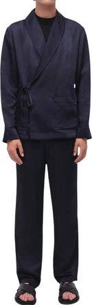 Jonathan Simkhai Konrad Kimono Jacket In Black