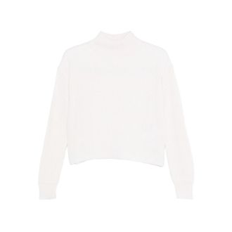 Max Mara Ribbed Mock-neck Sweater