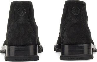 Alexander McQueen Suede Boot - Black