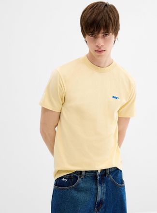 Obey Mens Helping hand graphic T-shirt