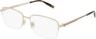 Montblanc MB0028O 005 Gold 58mm