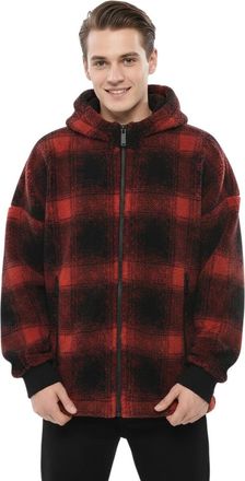 Dsquared2 Red Checks Hooded Jacket
