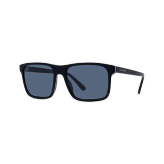 Vuarnet Sunglasses, unisex, Black, Size: 57 MM Classic Rectangular Polarized Sunglasses