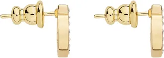 Ferragamo Womens Earrings Gancini Gold Metallic Brass