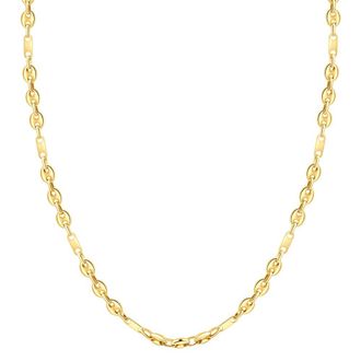 Pompeii3 14k Yellow Gold Womens 22 Marine Chain Necklace 14.2 Grams 5.5mm Thick