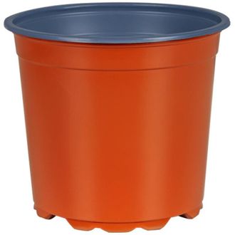 vidaXL Flower Pot 200 pcs Terracotta &Oslash; 15 x 13 cm Plastic vidaXL