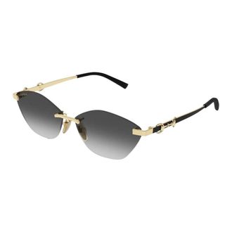 Gucci Cat-eye Sunglasses - female - Gucci - Sunglasses - Yellow - 59 MM - Accessories