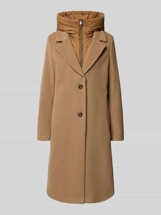 Cinque Regular Fit Wollmantel mit Kaschmir-Anteil Modell MIRA in Camel, Gr&ouml;&szlig;e 34