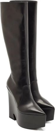 Versace Stivali con plateau - Nero