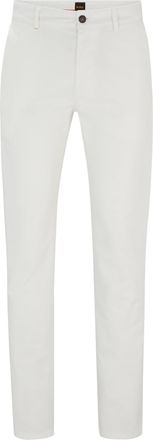 Boss Orange by Hugo Boss Chinohose BOSS ORANGE slim, Herren, Gr. 30, L&auml;nge 34, natural106, Web, Obermaterial: 97% Baumwolle, 3% Elasthan, slim fit kn&ouml;chellang, Hosen Chinohose