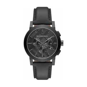 Burberry Heren, Accessoires, Zwart, Maat: ONE Size Leer
