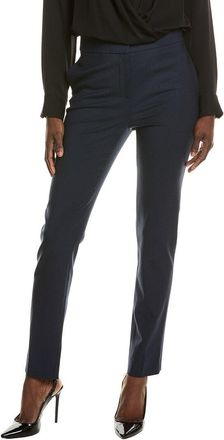 Oscar De La Renta Long Wool-Blend Skinny Pant