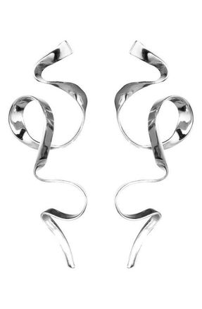Sterling King Allegro Ribbon Drop Earrings in Sterling Silver at Nordstrom