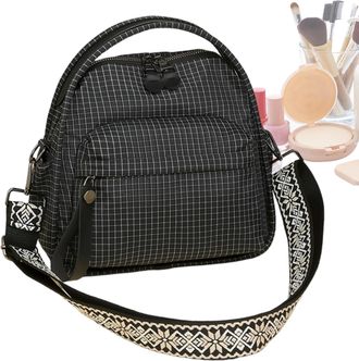 Generic Handbags for Women,Large Capacity Zipper Fashion Multi-Pocket | Solid Color Shoulder Bag Purse | for Outdoor Travel Work College Camping Shopping Comm