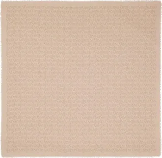 Saint Laurent Square Scarf - Beige