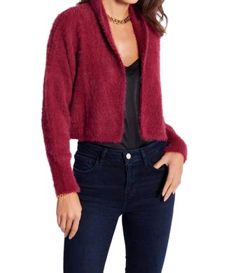 Bishop + Young Precious Moments Mila Cardigan In Scarlet