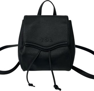 Saint Laurent Pre-owned Saint Laurent Leather Backpack Unisex 9D33O8OZB5AMEY2L