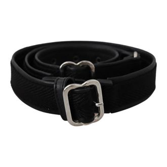 Gianfranco Ferre Taille Riem - unisex - Riemen - Zwart - ONE Size - Katoen - Accessoires