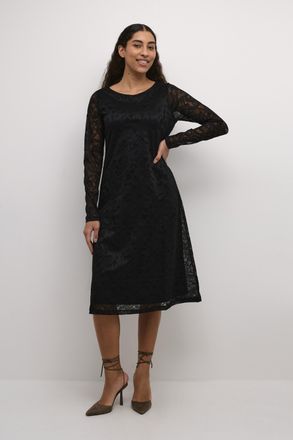 Culture Jersey jurk Relaxed fit black