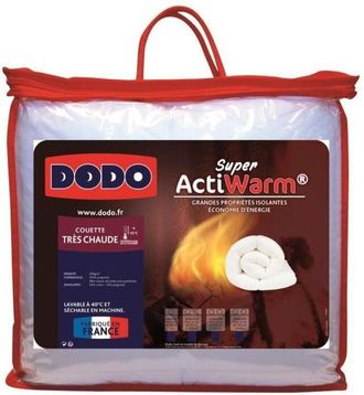 Dodo Piumone molto caldo SUPER ACTIWARM - 450 g / m² - 220 x 240 cm - Bianco