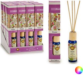 Bigbuy Juego De 12 Difusores De Aroma - Flores Tropicales